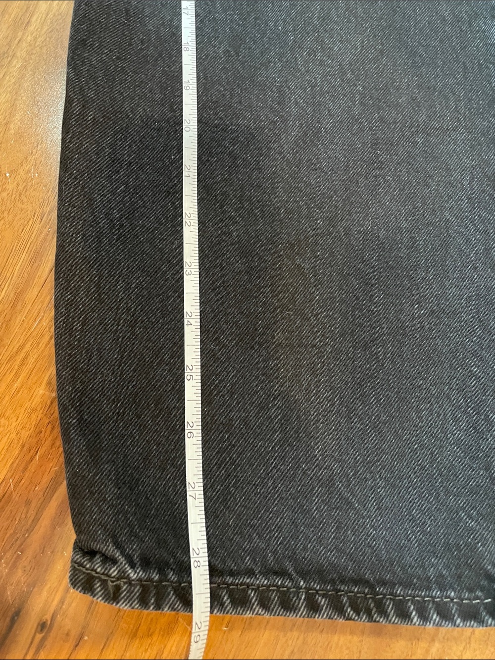 Women’s Levi’s Dad Jean washed black size 31 EUC - Picture 7 of 8